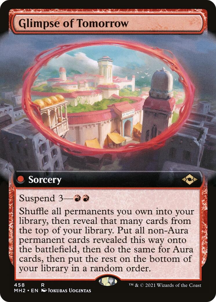 Image for Glimpse of Tomorrow (Extended Art) (458) [Modern Horizons 2] - Magic: The Gathering