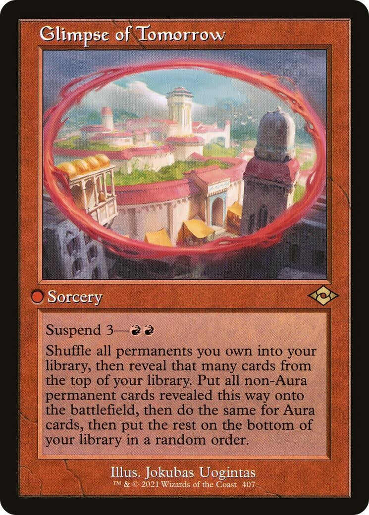 Image for Glimpse of Tomorrow (Retro Frame) (407) [Modern Horizons 2] - Magic: The Gathering