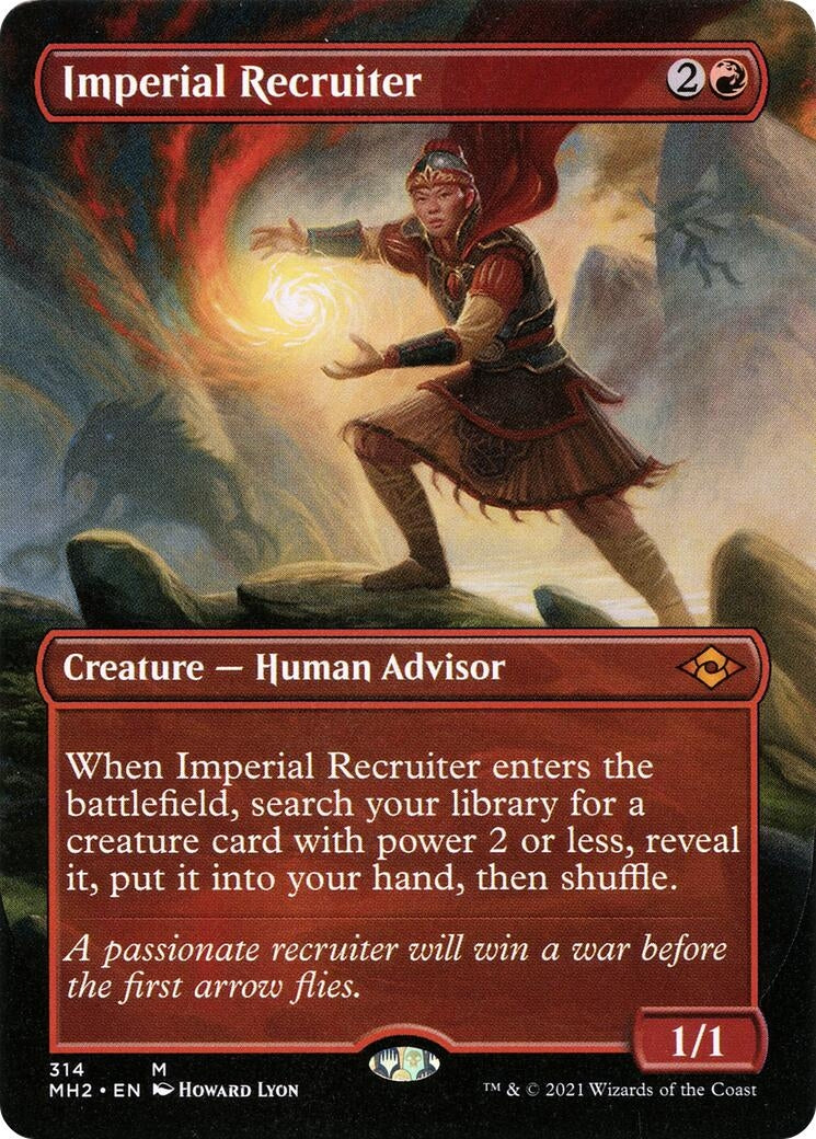 Image for Imperial Recruiter (Borderless) (314) [Modern Horizons 2] - Magic: The Gathering