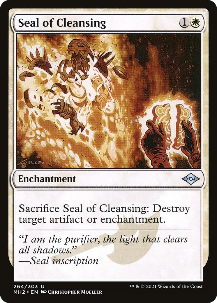 Image for Seal of Cleansing (264) [Modern Horizons 2] - Magic: The Gathering