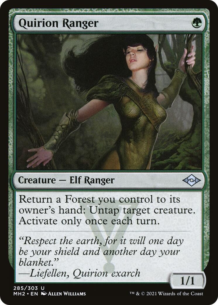 Image for Quirion Ranger (285) [Modern Horizons 2] - Magic: The Gathering