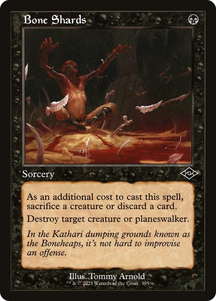 Image for Bone Shards (Retro Frame) (395) [Modern Horizons 2] - Magic: The Gathering