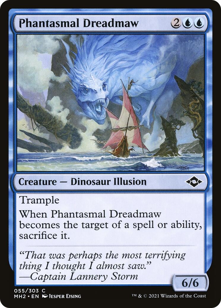 Image for Phantasmal Dreadmaw (55) [Modern Horizons 2] - Magic: The Gathering