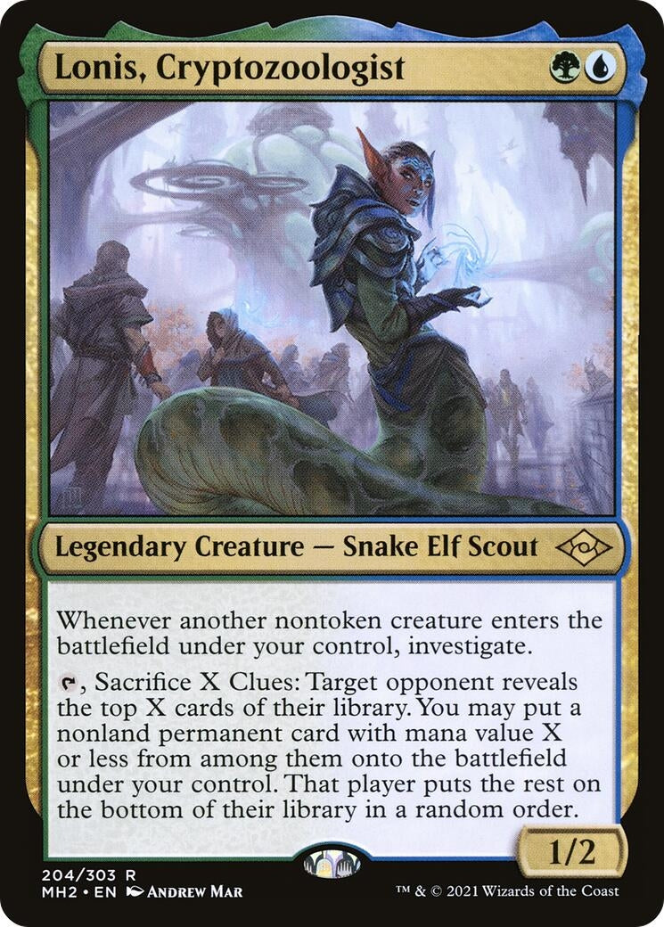 Image for Lonis, Cryptozoologist (204) [Modern Horizons 2] - Magic: The Gathering