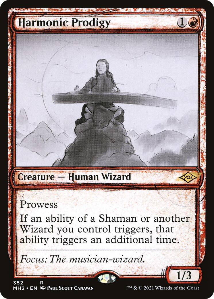 Image for Harmonic Prodigy (Showcase) (352) [Modern Horizons 2] - Magic: The Gathering