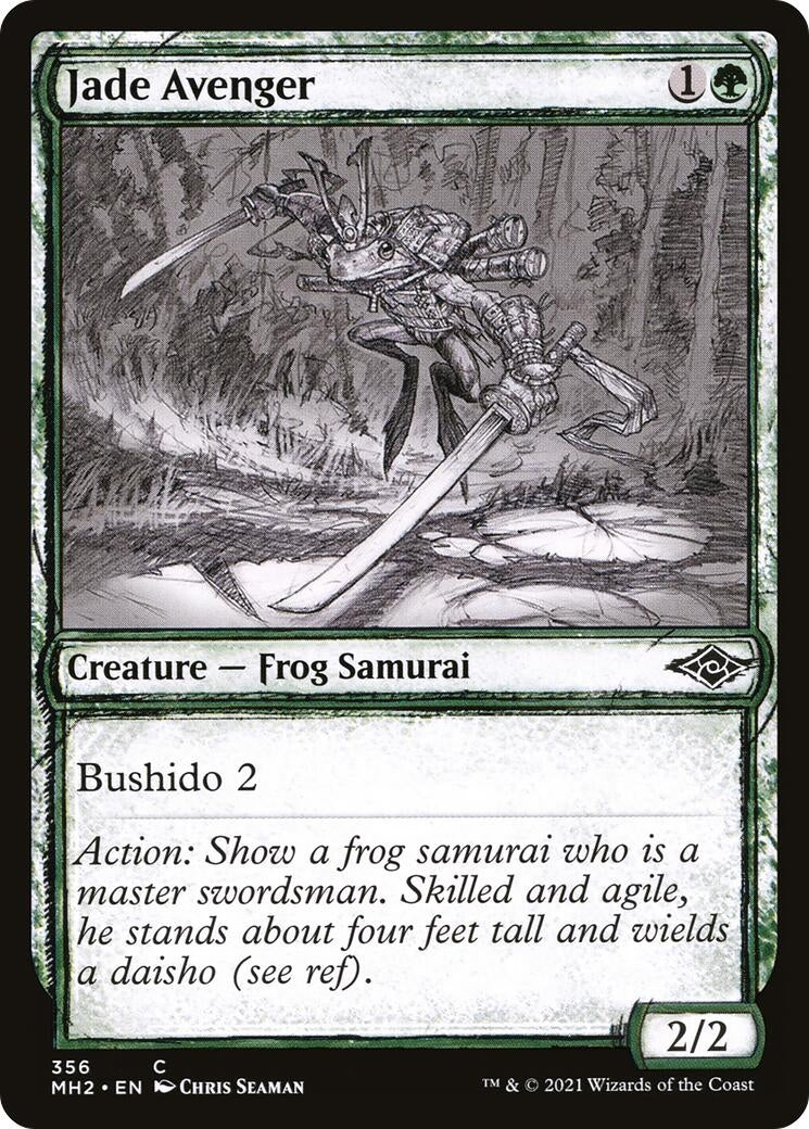 Image for Jade Avenger (Showcase) (356) [Modern Horizons 2] - Magic: The Gathering