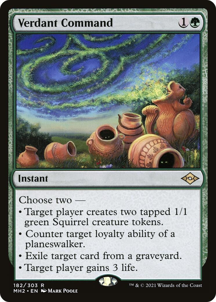 Image for Verdant Command (182) [Modern Horizons 2] - Magic: The Gathering