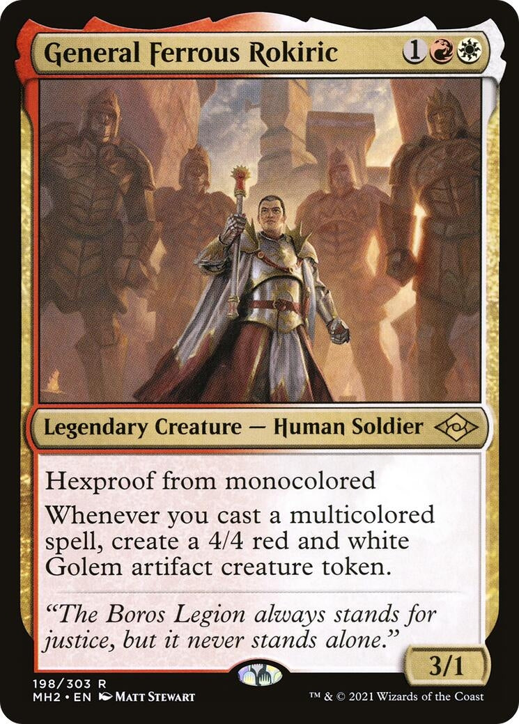 Image for General Ferrous Rokiric (198) [Modern Horizons 2] - Magic: The Gathering