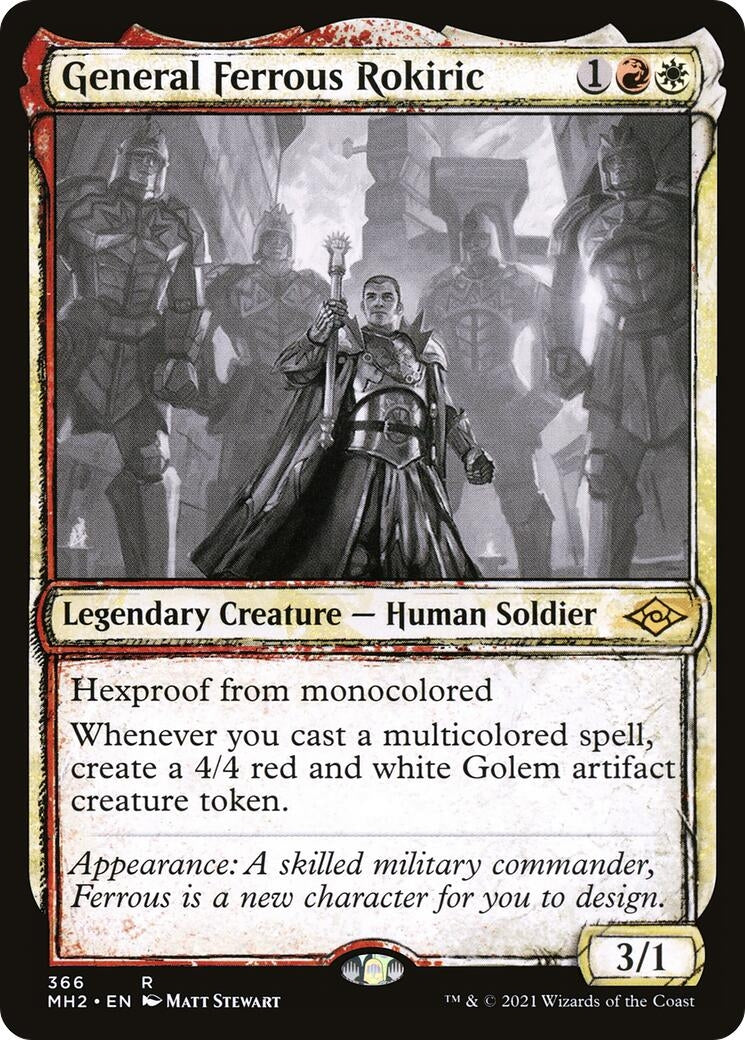 Image for General Ferrous Rokiric (Showcase) (366) [Modern Horizons 2] - Magic: The Gathering