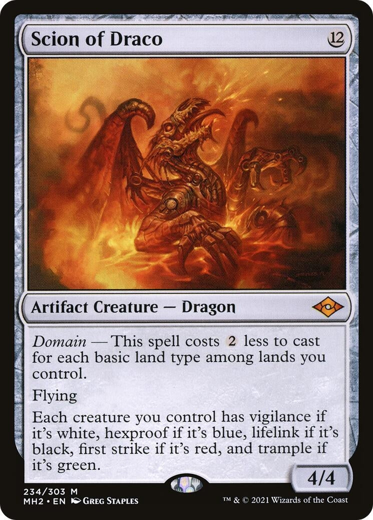 Image for Scion of Draco (234) [Modern Horizons 2] - Magic: The Gathering