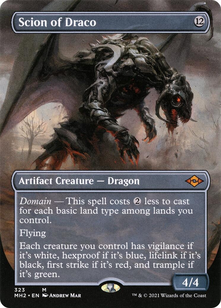Image for Scion of Draco (Borderless) (323) [Modern Horizons 2] - Magic: The Gathering