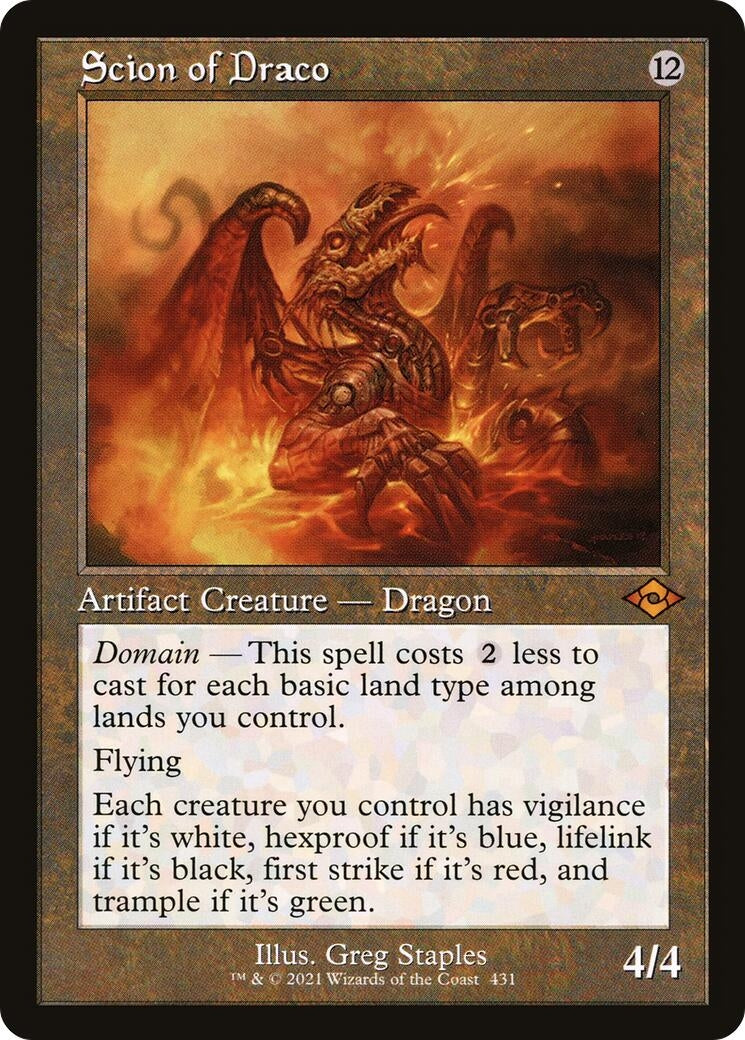 Image for Scion of Draco (Retro Frame) (431) [Modern Horizons 2] - Magic: The Gathering