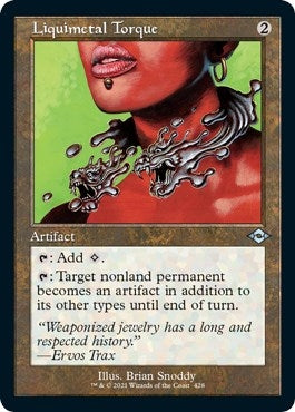 Image for Liquimetal Torque (Retro Frame) (Foil Etched) (428) [Modern Horizons 2] - Magic: The Gathering