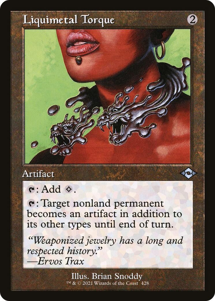 Image for Liquimetal Torque (Retro Frame) (428) [Modern Horizons 2] - Magic: The Gathering