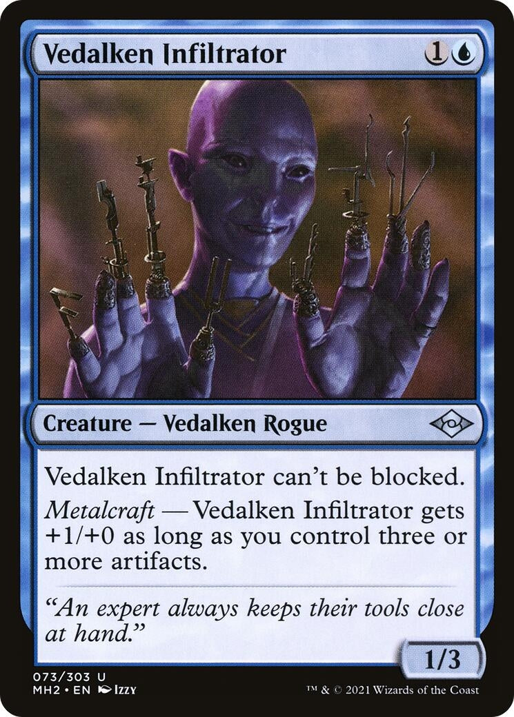 Image for Vedalken Infiltrator (73) [Modern Horizons 2] - Magic: The Gathering
