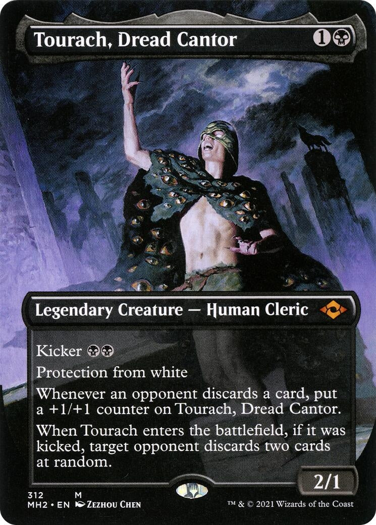 Image for Tourach, Dread Cantor (Borderless) (312) [Modern Horizons 2] - Magic: The Gathering