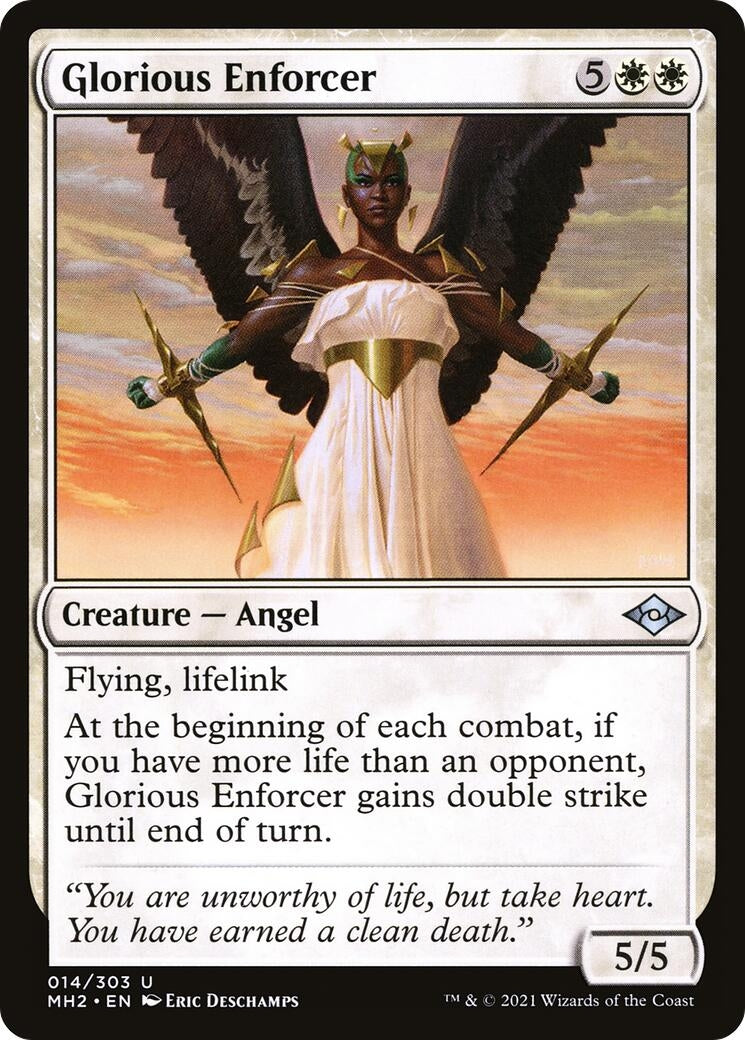Image for Glorious Enforcer (14) [Modern Horizons 2] - Magic: The Gathering