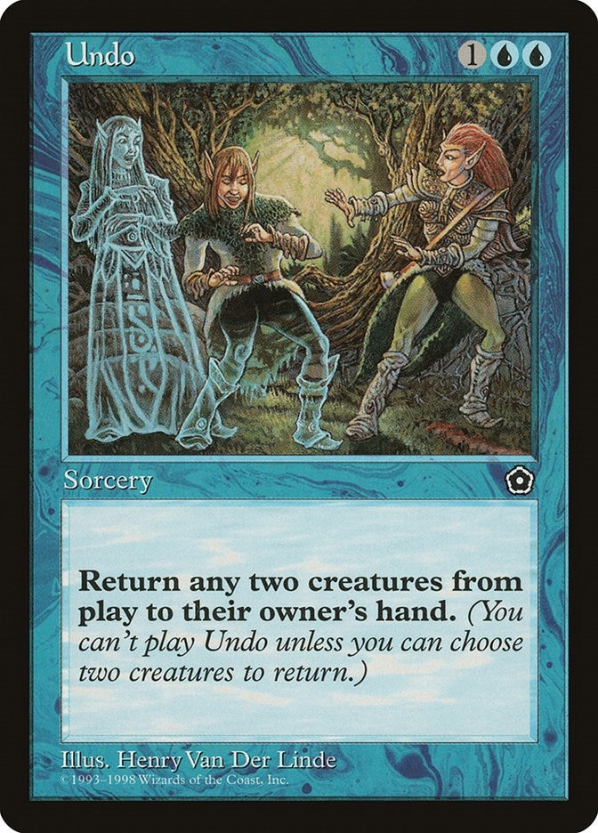 Image for Undo [Portal Second Age] - Magic: The Gathering