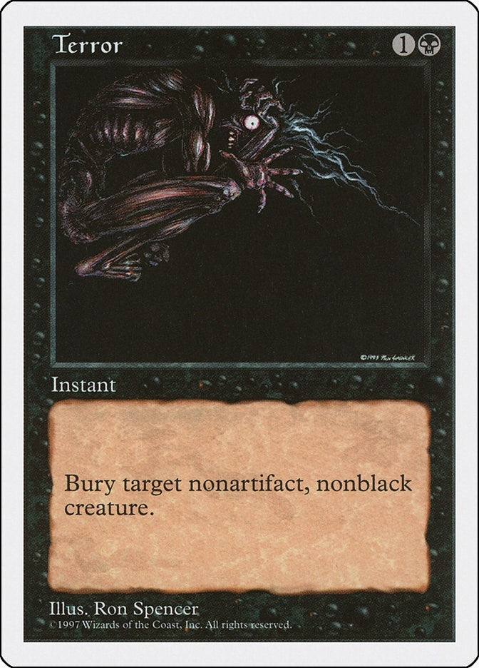 Image for Terror [Fifth Edition] - Magic: The Gathering