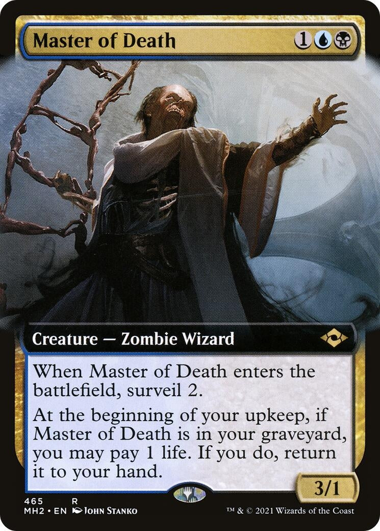 Image for Master of Death (Extended Art) (465) [Modern Horizons 2] - Magic: The Gathering