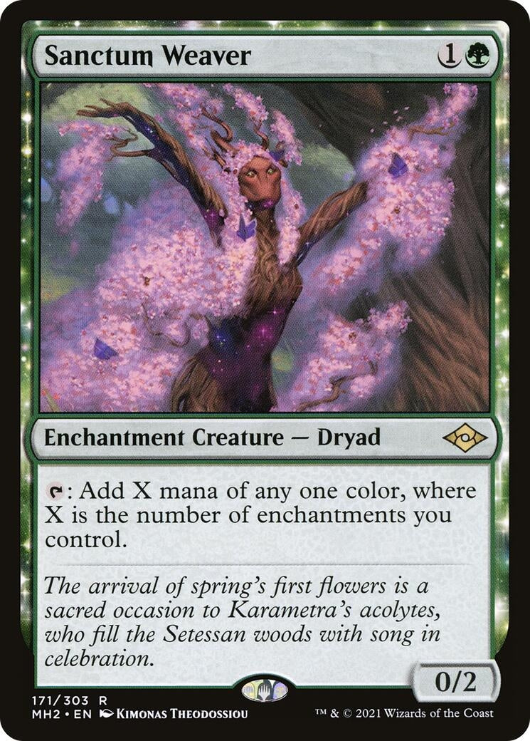 Image for Sanctum Weaver (171) [Modern Horizons 2] - Magic: The Gathering