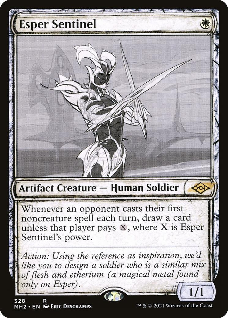 Image for Esper Sentinel (Showcase) (328) [Modern Horizons 2] - Magic: The Gathering
