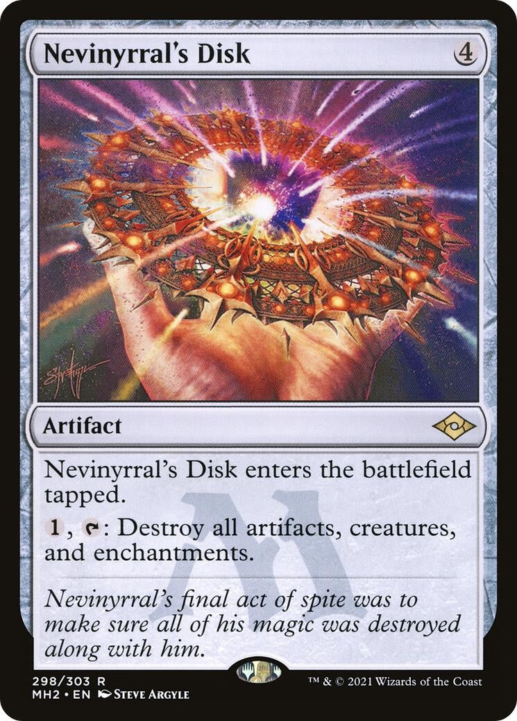 Image for Nevinyrral's Disk (298) [Modern Horizons 2] - Magic: The Gathering