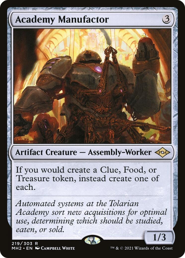 Image for Academy Manufactor (219) [Modern Horizons 2] - Magic: The Gathering
