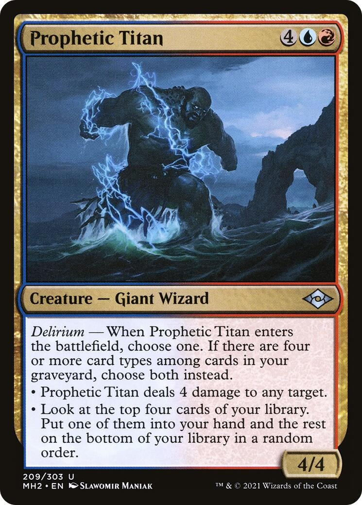 Image for Prophetic Titan (209) [Modern Horizons 2] - Magic: The Gathering
