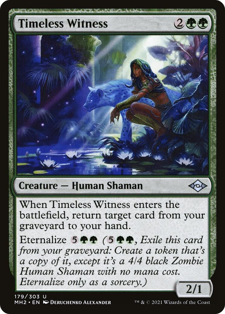 Image for Timeless Witness (179) [Modern Horizons 2] - Magic: The Gathering