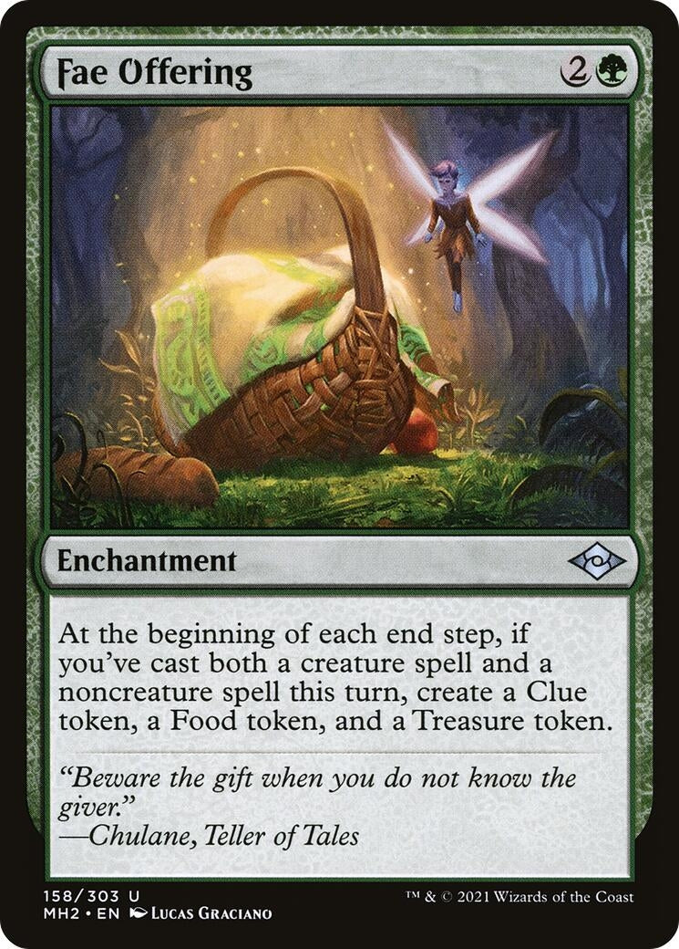 Image for Fae Offering (158) [Modern Horizons 2] - Magic: The Gathering