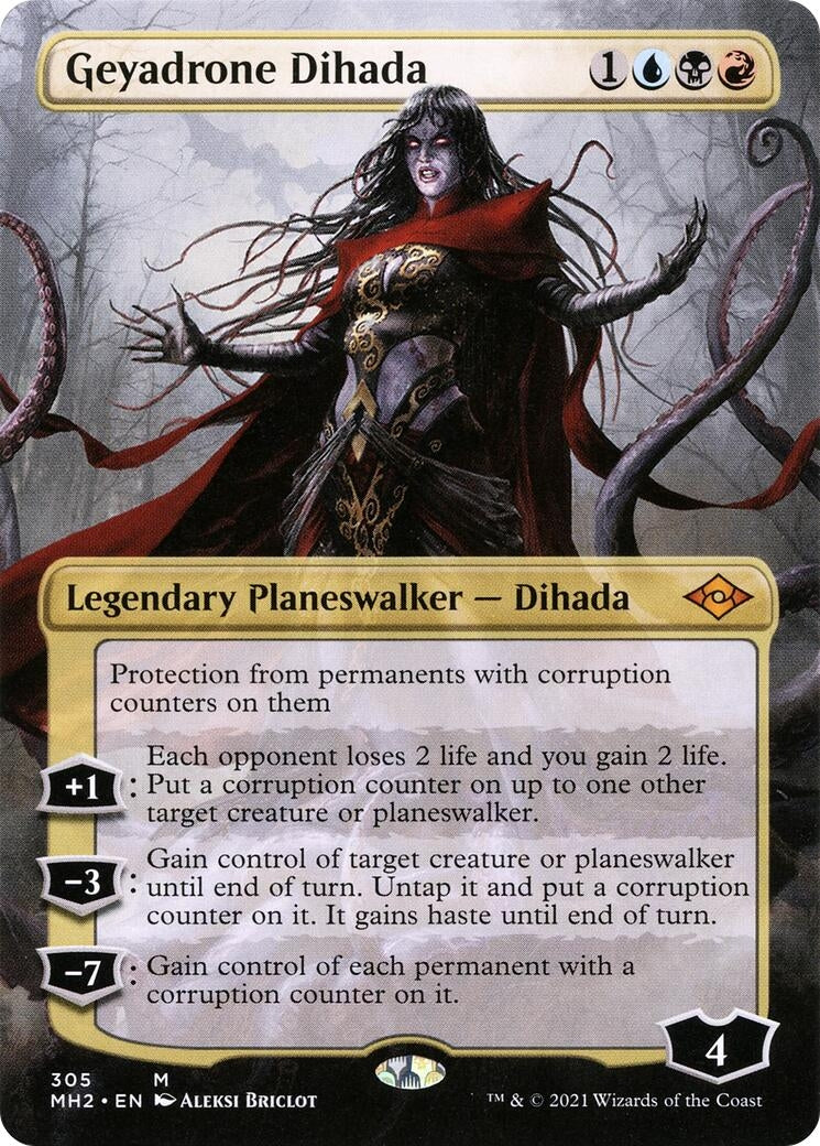 Image for Geyadrone Dihada (Borderless) (305) [Modern Horizons 2] - Magic: The Gathering