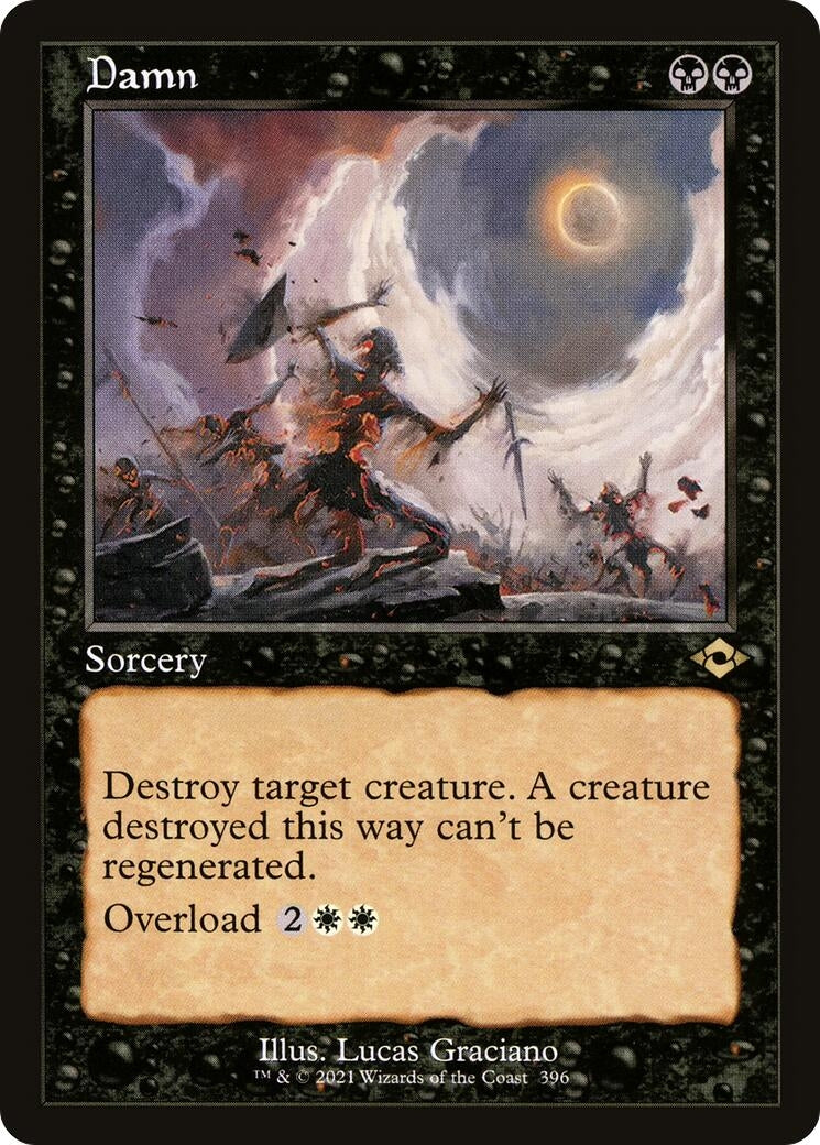 Image for Damn (Retro Frame) (396) [Modern Horizons 2] - Magic: The Gathering