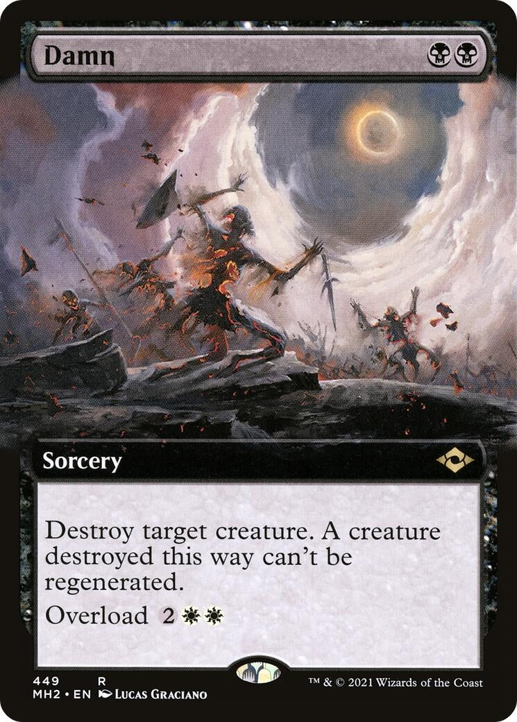 Image for Damn (Extended Art) (449) [Modern Horizons 2] - Magic: The Gathering
