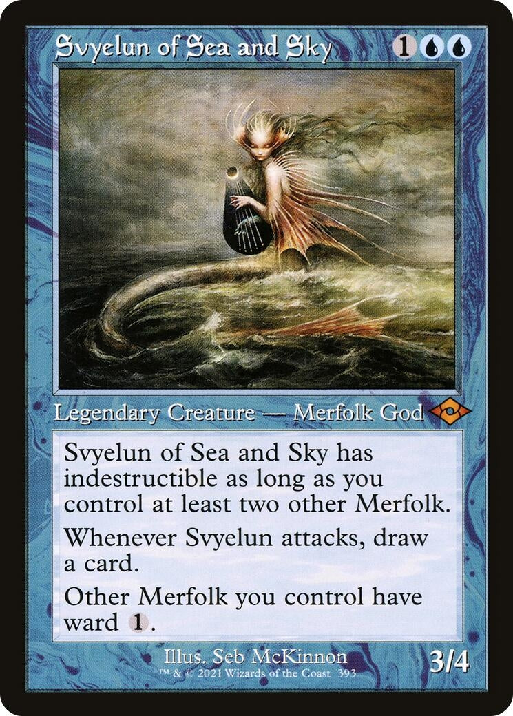 Image for Svyelun of Sea and Sky (Retro Frame) (393) [Modern Horizons 2] - Magic: The Gathering