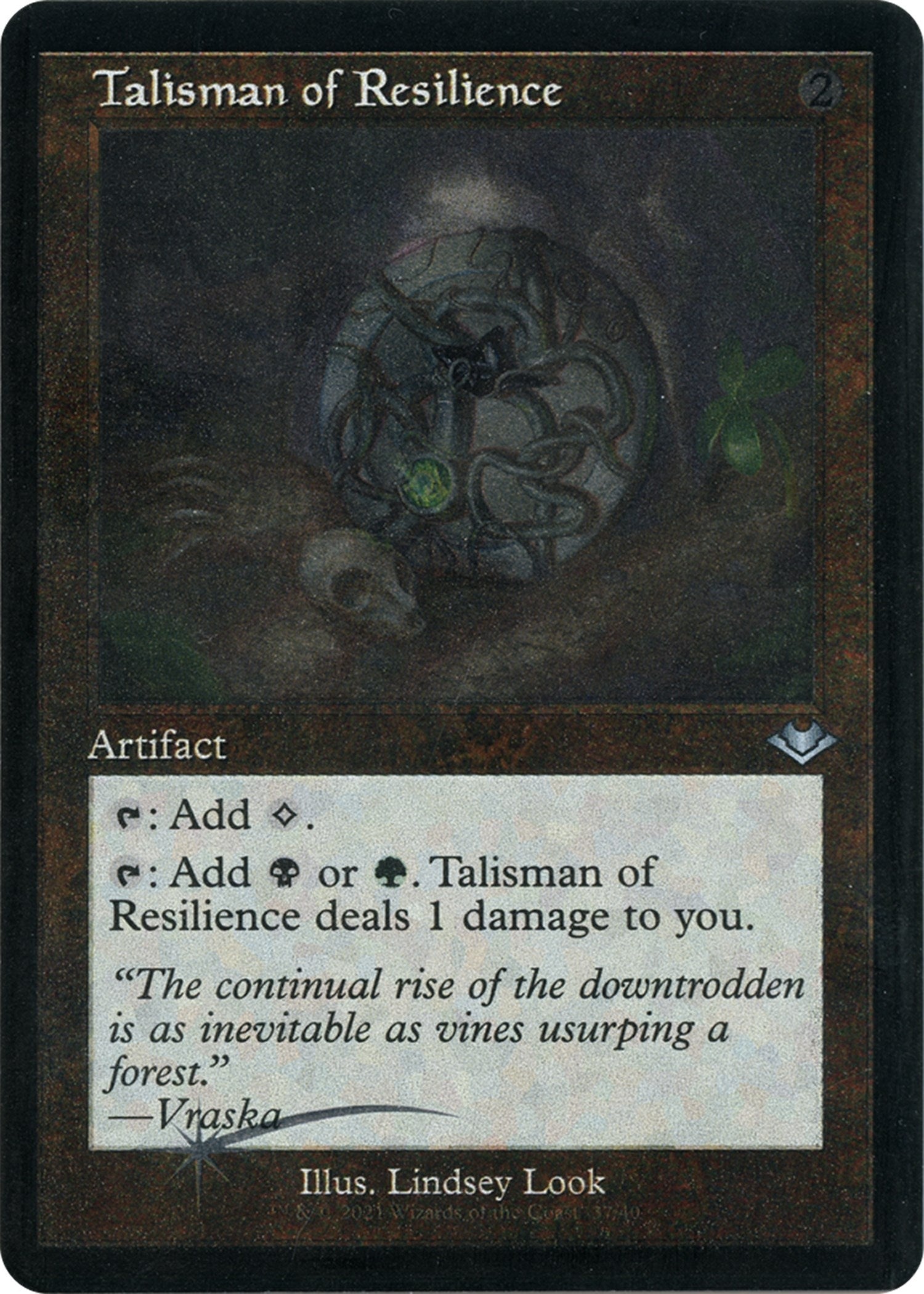 Image for Talisman of Resilience (Retro Frame) (Foil Etched) (37) [Modern Horizons] - Magic: The Gathering