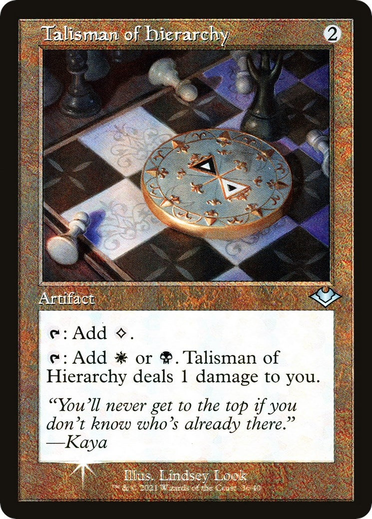 Image for Talisman of Hierarchy (Retro Frame) (36) [Modern Horizons] - Magic: The Gathering