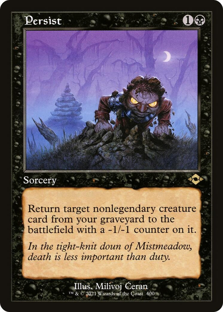 Image for Persist (Retro Frame) (400) [Modern Horizons 2] - Magic: The Gathering
