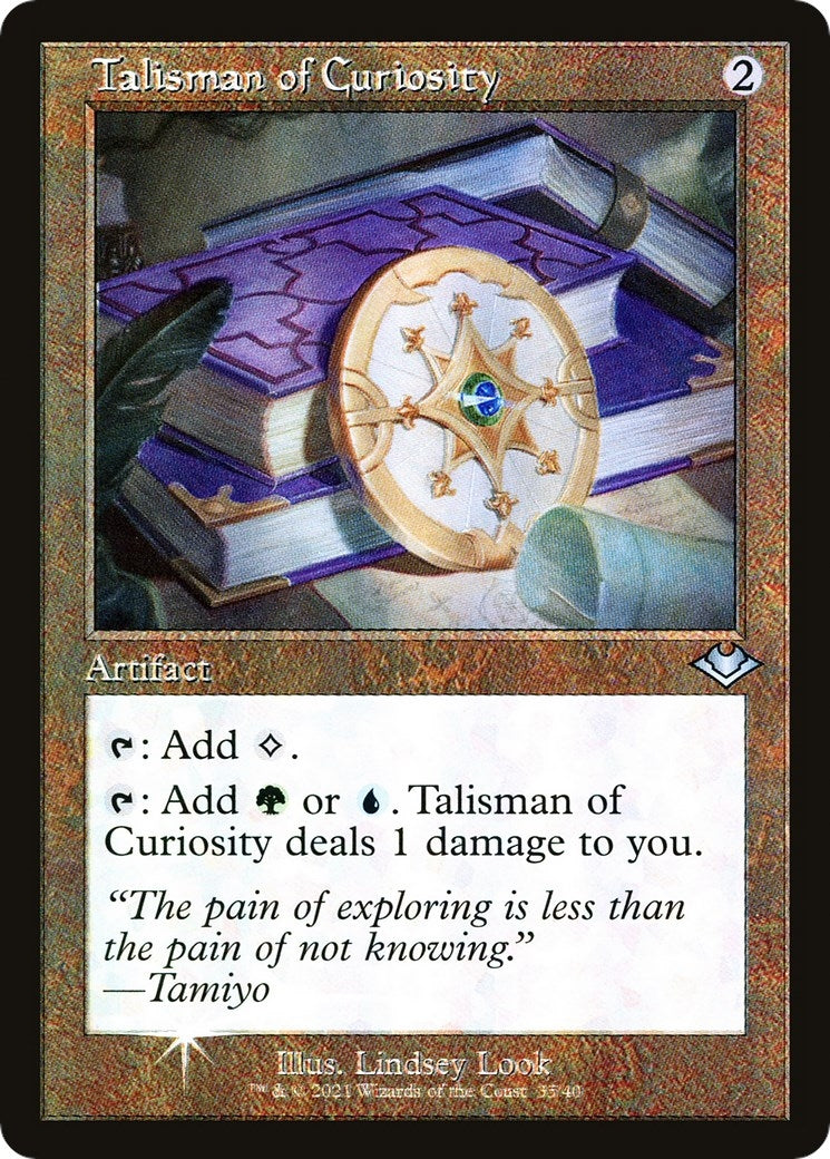 Image for Talisman of Curiosity (Retro Frame) (35) [Modern Horizons] - Magic: The Gathering