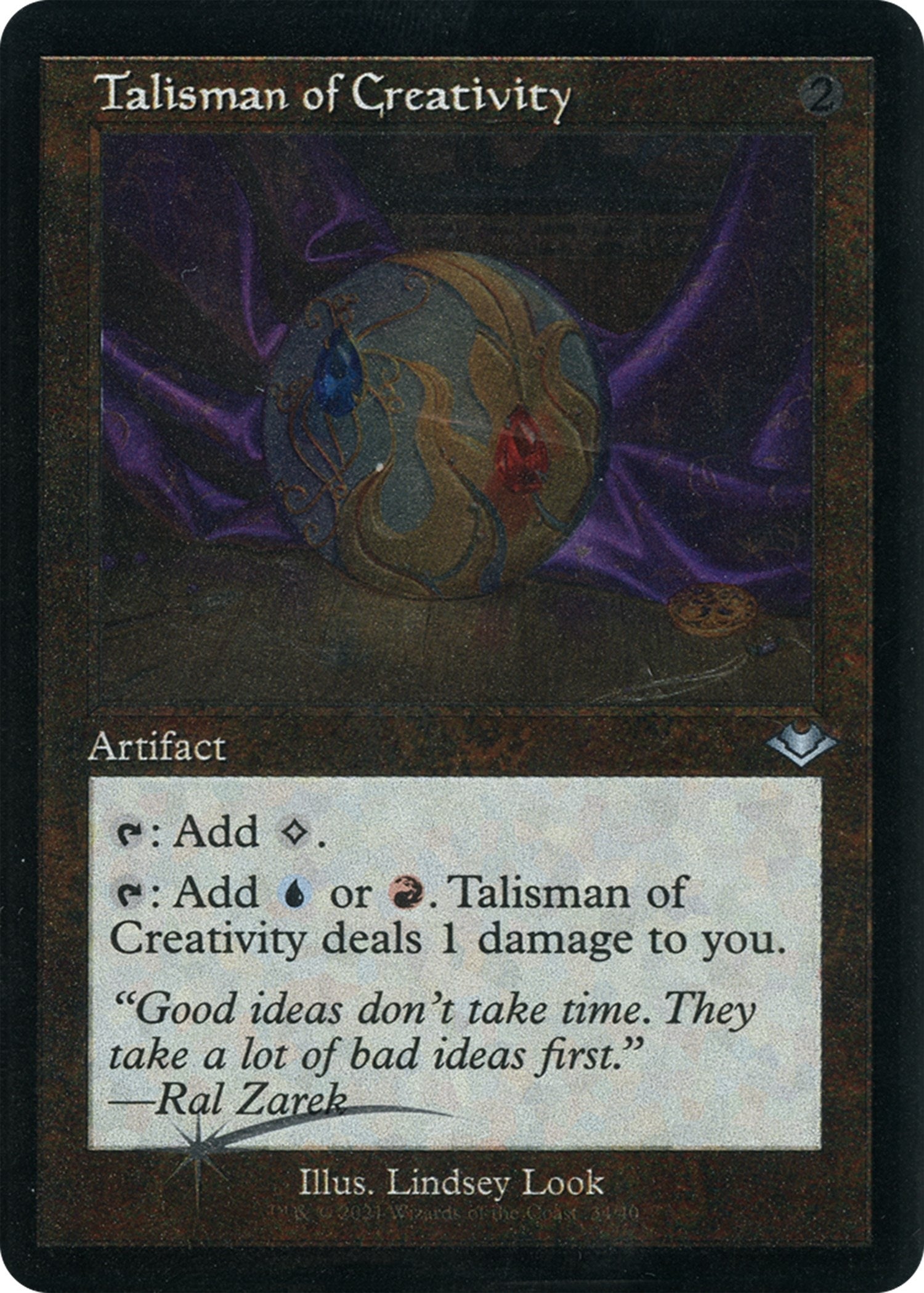 Image for Talisman of Creativity (Retro Frame) (Foil Etched) (34) [Modern Horizons] - Magic: The Gathering