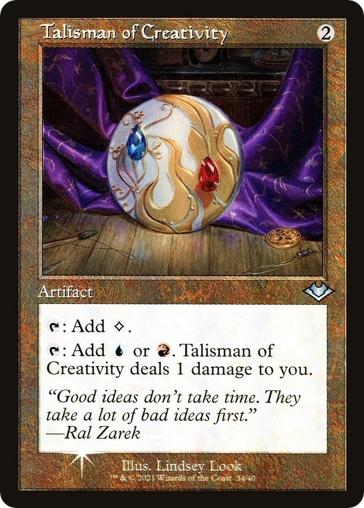 Image for Talisman of Creativity (Retro Frame) (34) [Modern Horizons] - Magic: The Gathering