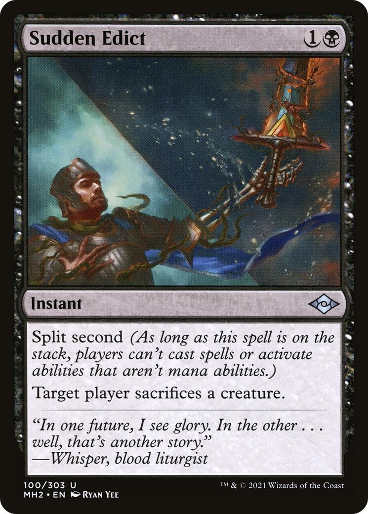Image for Sudden Edict (100) [Modern Horizons 2] - Magic: The Gathering