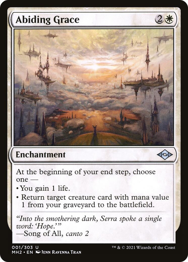 Image for Abiding Grace (1) [Modern Horizons 2] - Magic: The Gathering