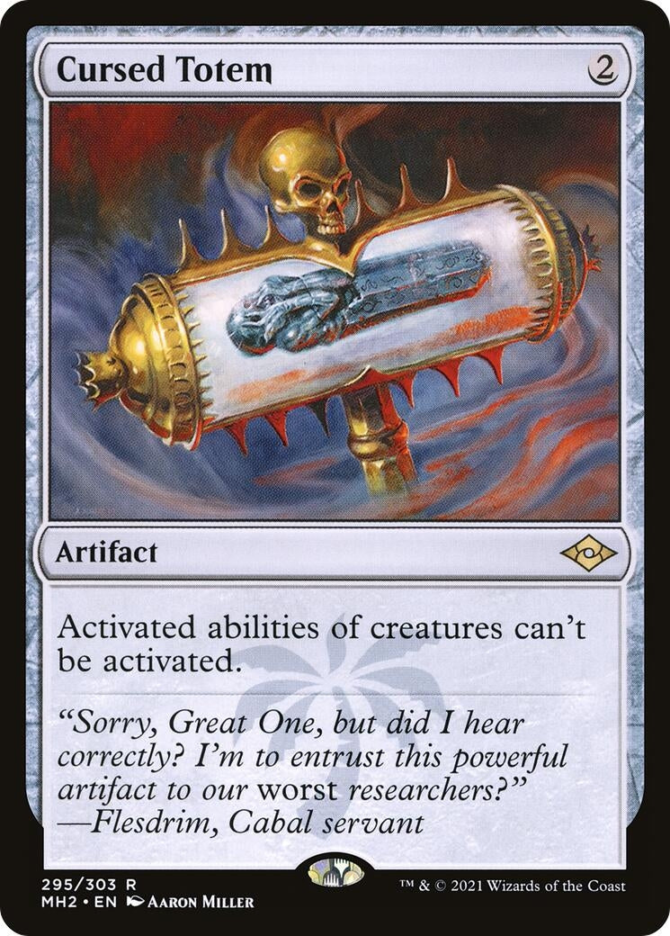 Image for Cursed Totem (295) [Modern Horizons 2] - Magic: The Gathering