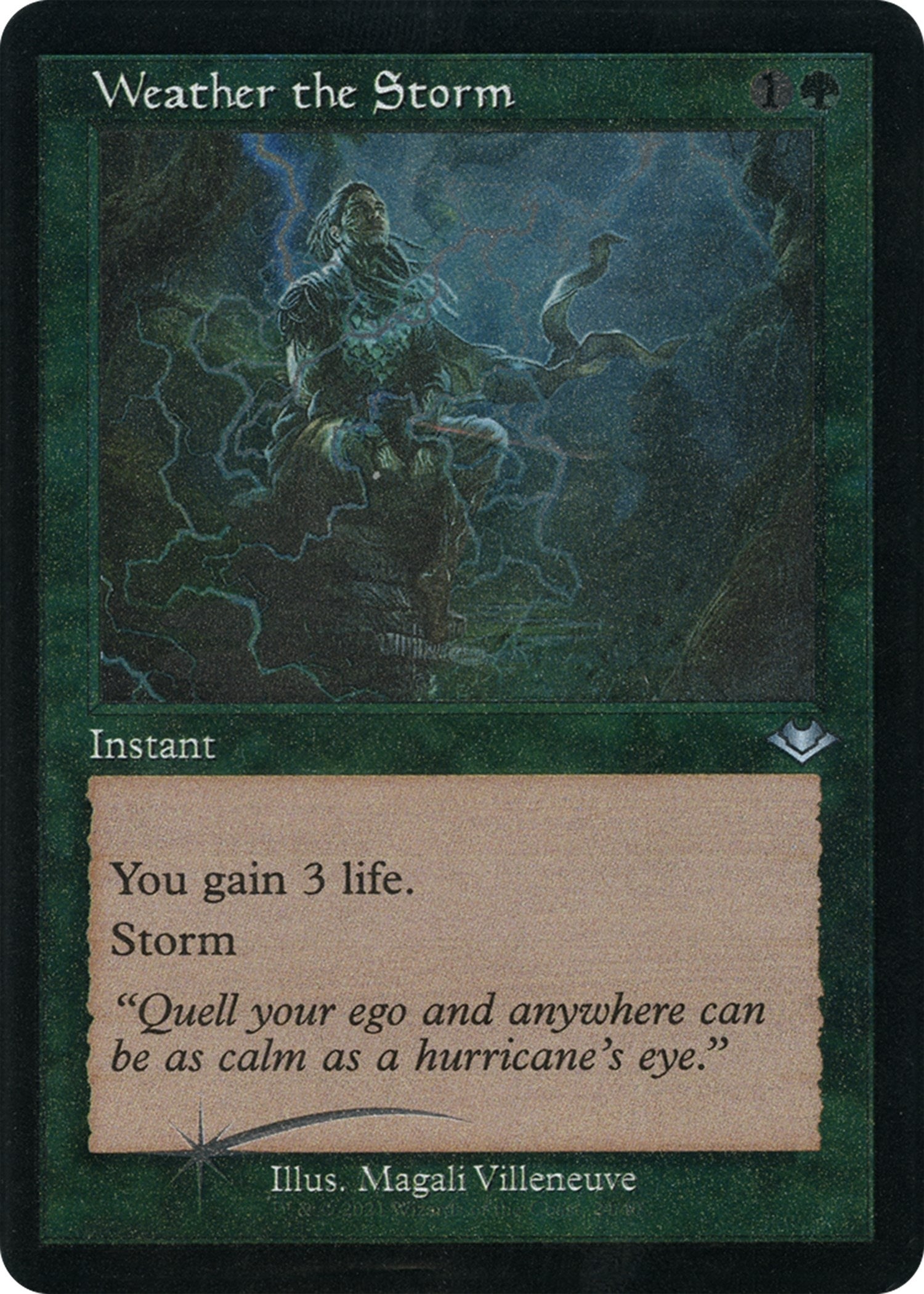 Image for Weather the Storm (Retro Frame) (Foil Etched) (24) [Modern Horizons] - Magic: The Gathering