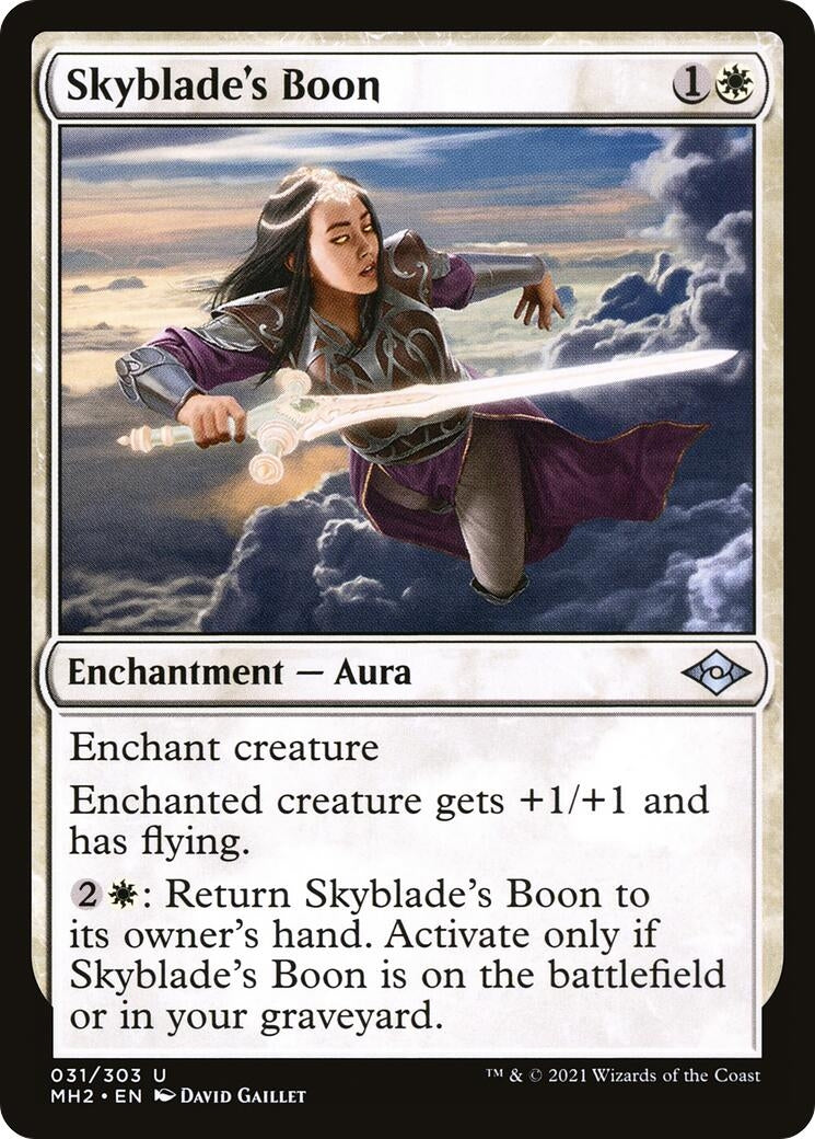 Image for Skyblade's Boon (31) [Modern Horizons 2] - Magic: The Gathering