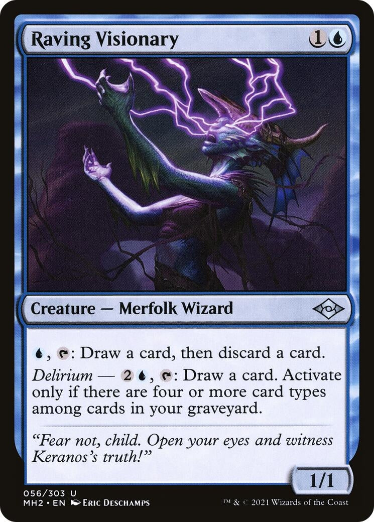 Image for Raving Visionary (56) [Modern Horizons 2] - Magic: The Gathering