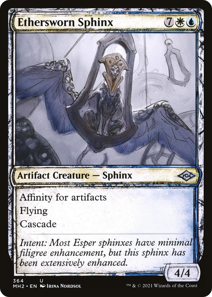 Image for Ethersworn Sphinx (Showcase) (364) [Modern Horizons 2] - Magic: The Gathering