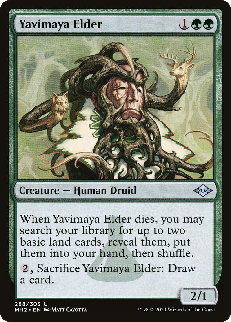 Image for Yavimaya Elder (288) [Modern Horizons 2] - Magic: The Gathering