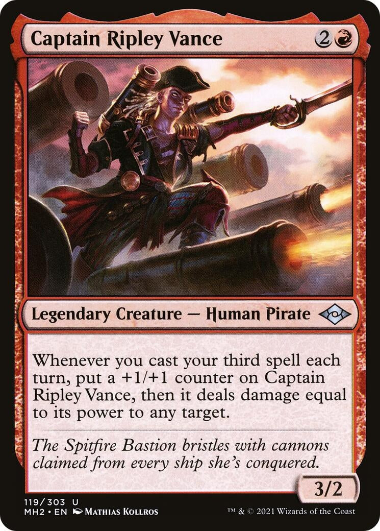 Image for Captain Ripley Vance (119) [Modern Horizons 2] - Magic: The Gathering